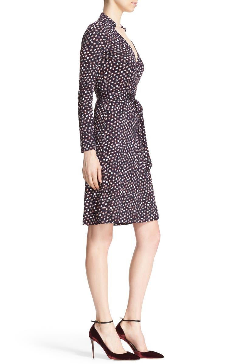 Diane von Furstenberg New Jeanne Two Silk Wrap Dress, Alternate, color,