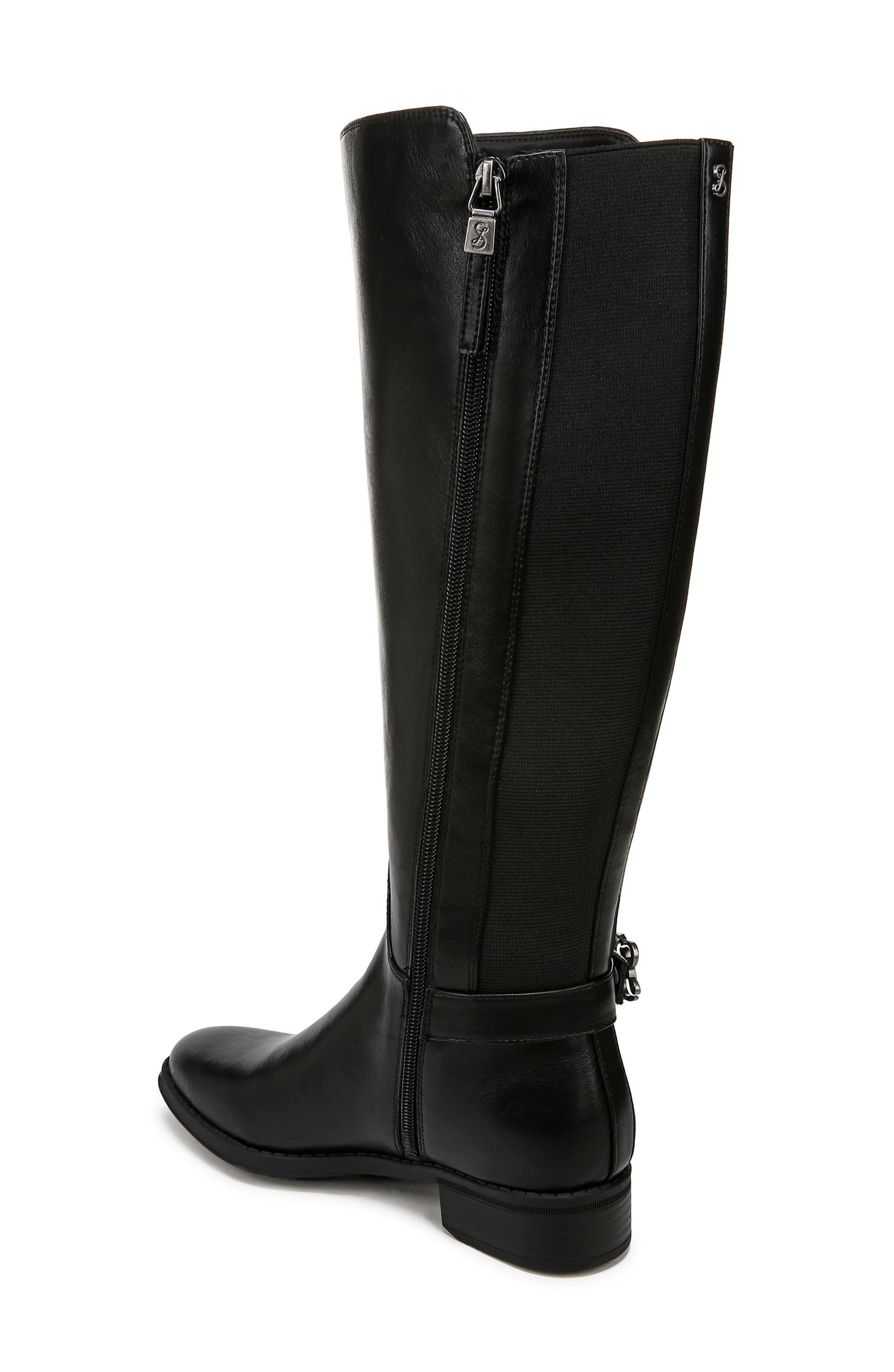 SAM & LIBBY Percy Knee High Boot, Alternate, color, Black