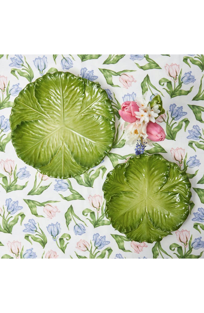 Mrs. Alice Serena Cabbage Starter Plate, Alternate, color, Green