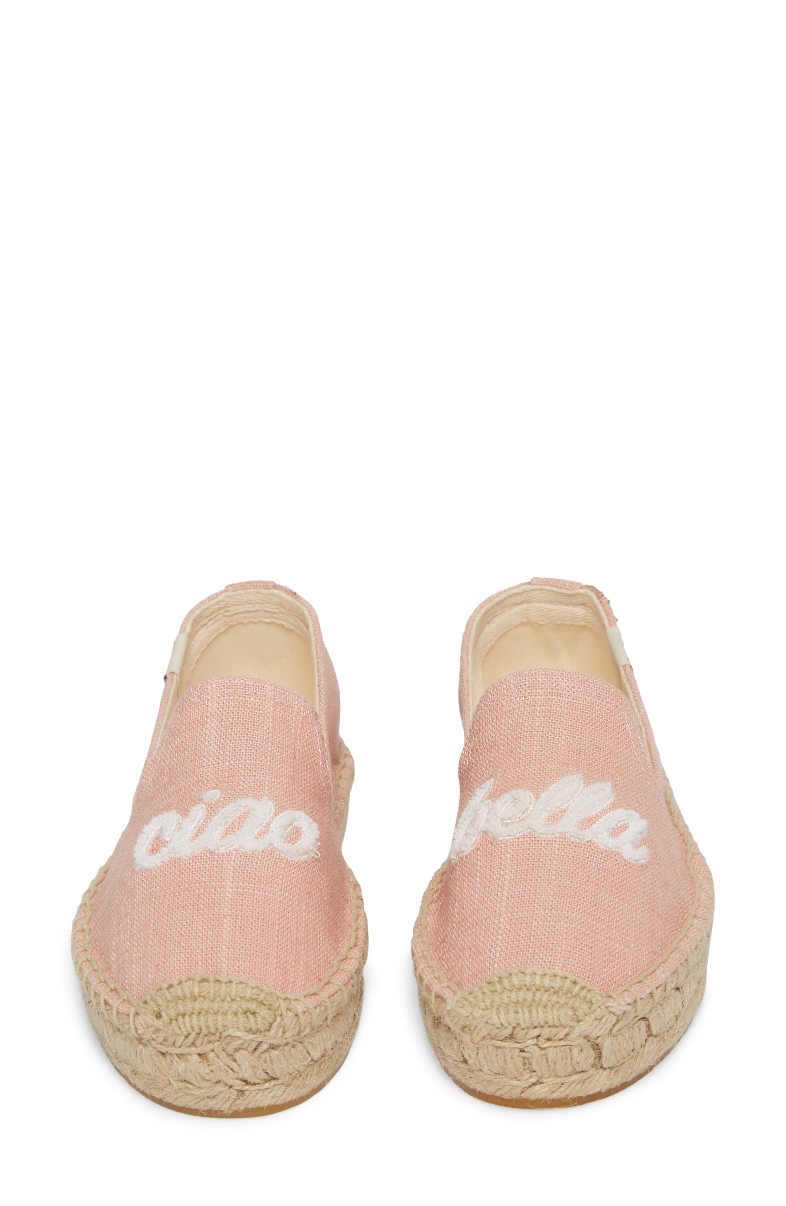 Ciao Bella Espadrille Flat, Alternate, color, DUSTY ROSE FABRIC