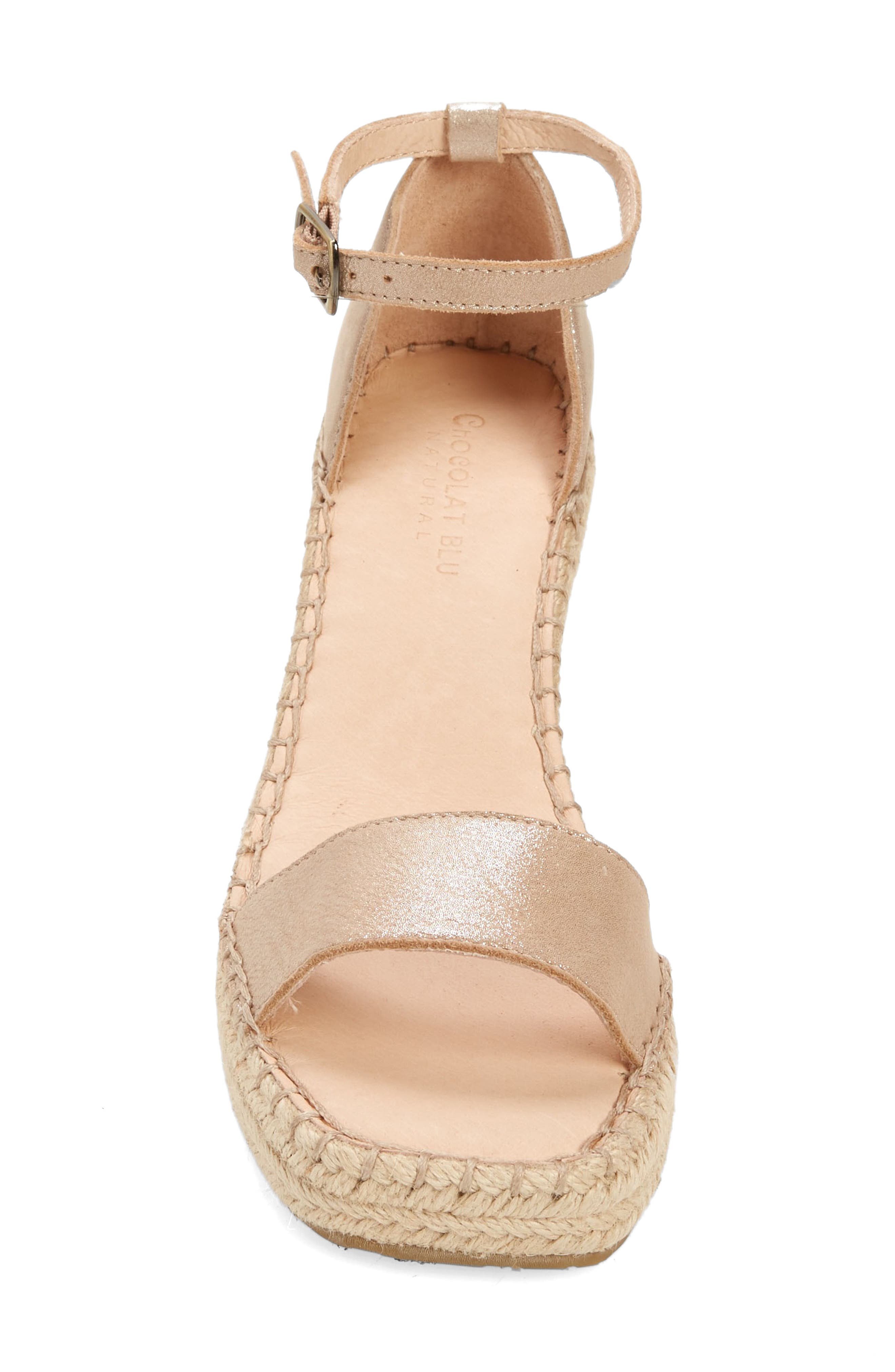 Chocolat Blu Sky Espadrille Wedge Sandal, Alternate, color, 