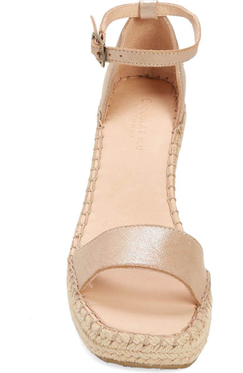 Chocolat Blu Sky Espadrille Wedge Sandal, Alternate, color,