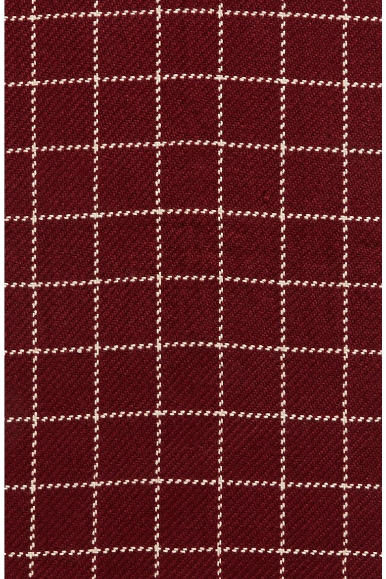 Stitched Grid Scarf, Alternate, color, BURGUNDY