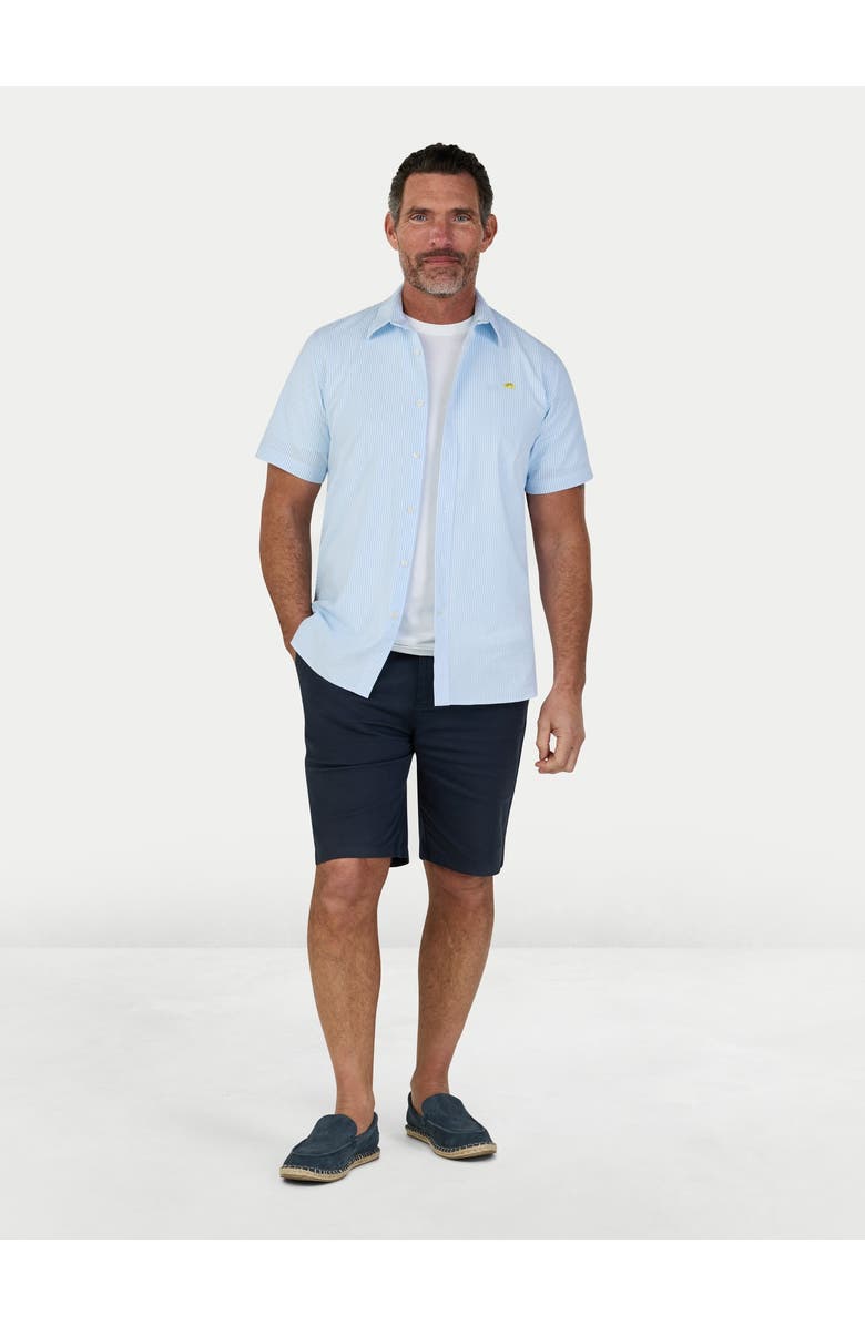 Raging Bull Seersucker Stripe Shirt, Alternate, color, Sky Blue