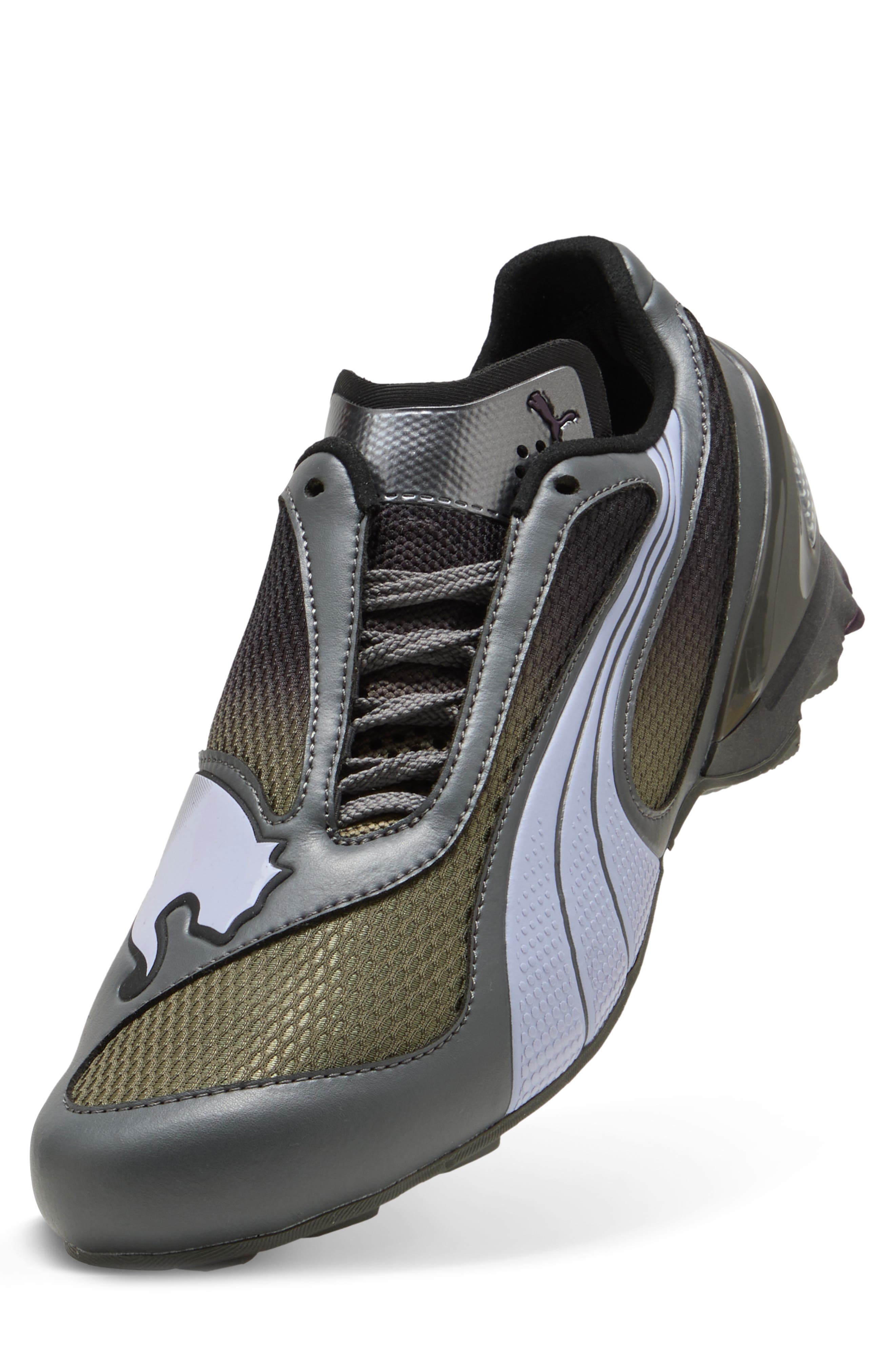 PUMA V.S1 Soccer Sneaker, Main, color, Cool Dark Gray/ Loden Green