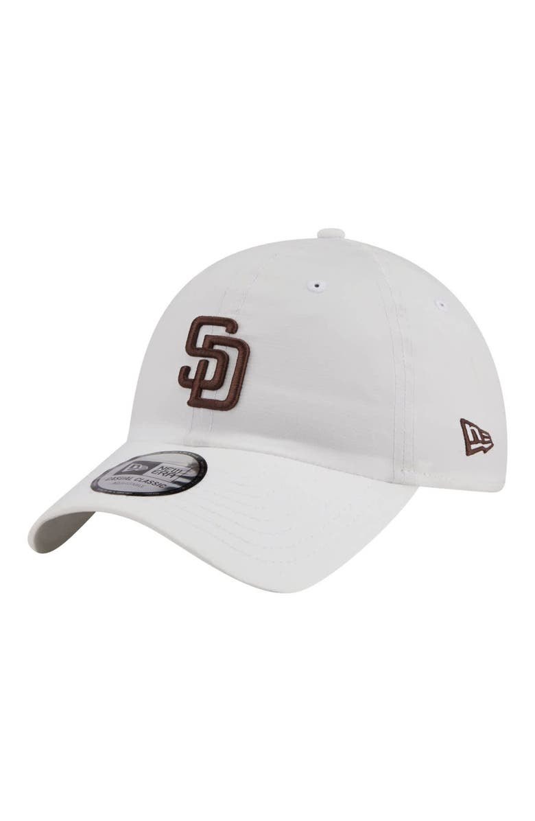 New Era Men's New Era White San Diego Padres Ripstop Casual Classic Adjustable Hat, Main, color, White