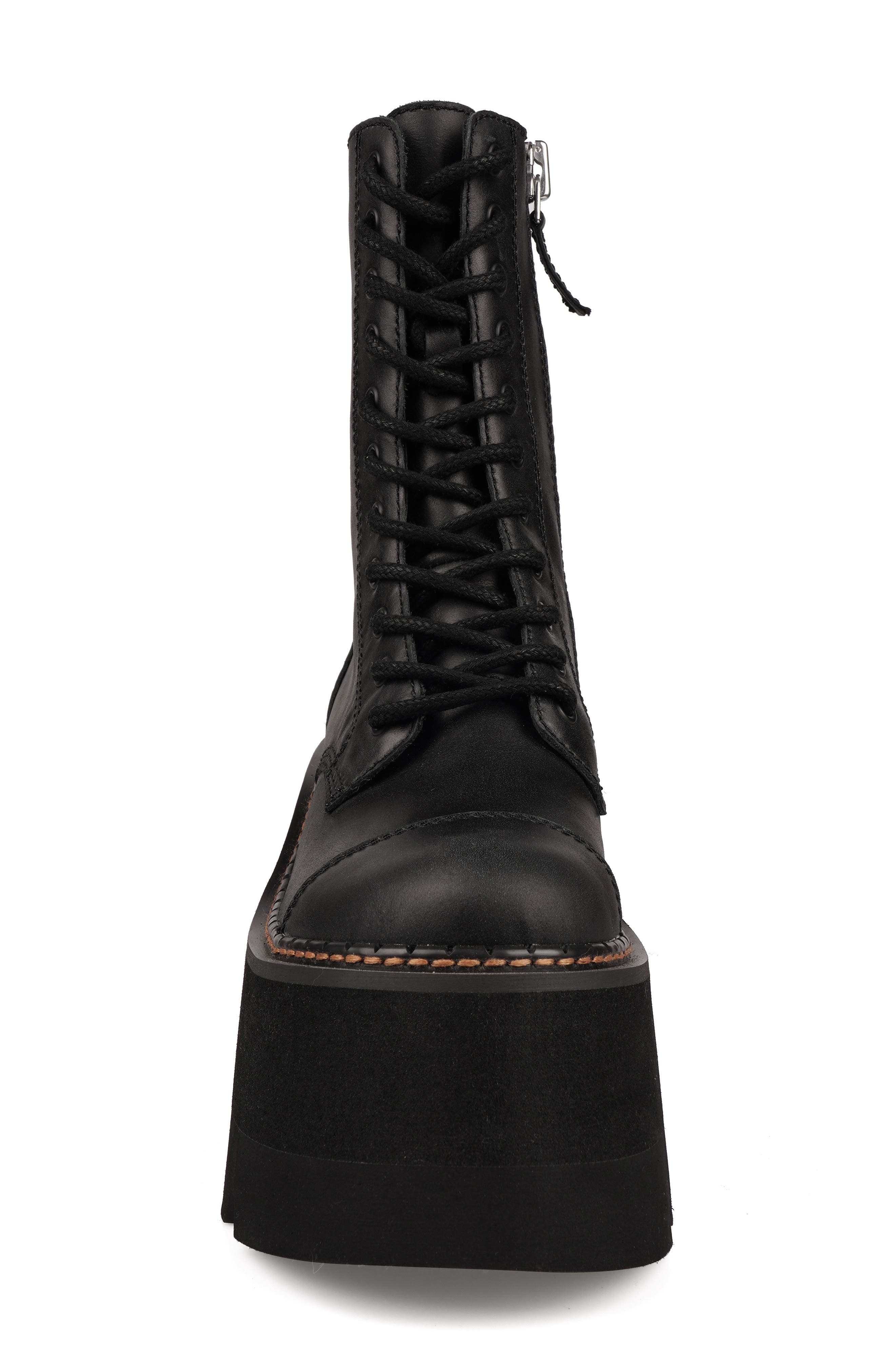 ZIGI Raiza Platform Bootie, Alternate, color, Black