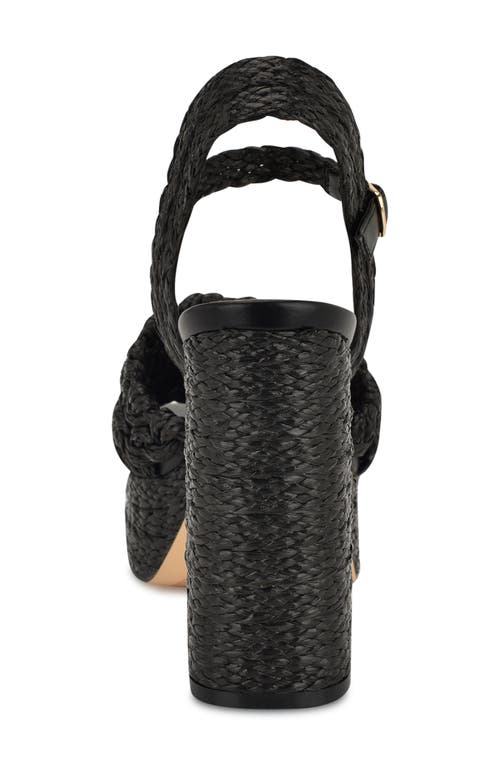 Shop Nine West Vadyn Platform Wedge Sandal In Black