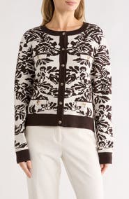 CYRUS Boyfriend Jacquard Cardigan
