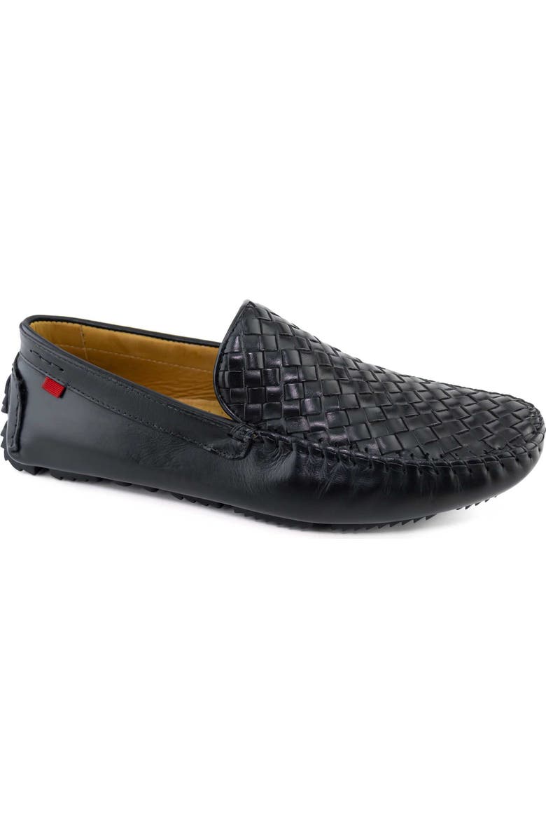 Marc Joseph New York Spring Street Woven Leather Driving Loafer, Main, color,