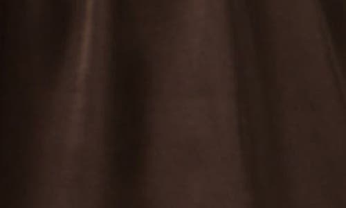 Kat The Label Madeline Tie Front Satin Camisole In Brown