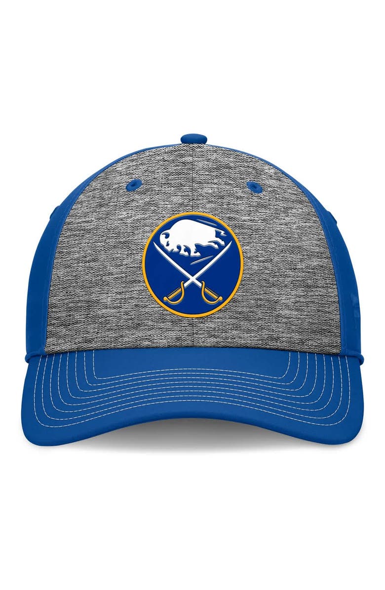 FANATICS Men's Fanatics Gray/Royal Buffalo Sabres Fundamental Top Shelf 2-Tone Flex Hat, Alternate, color, 