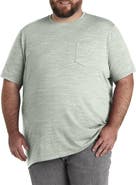 Harbor Bay by DXL Big & Tall Space Dye Pocket T-Shirt