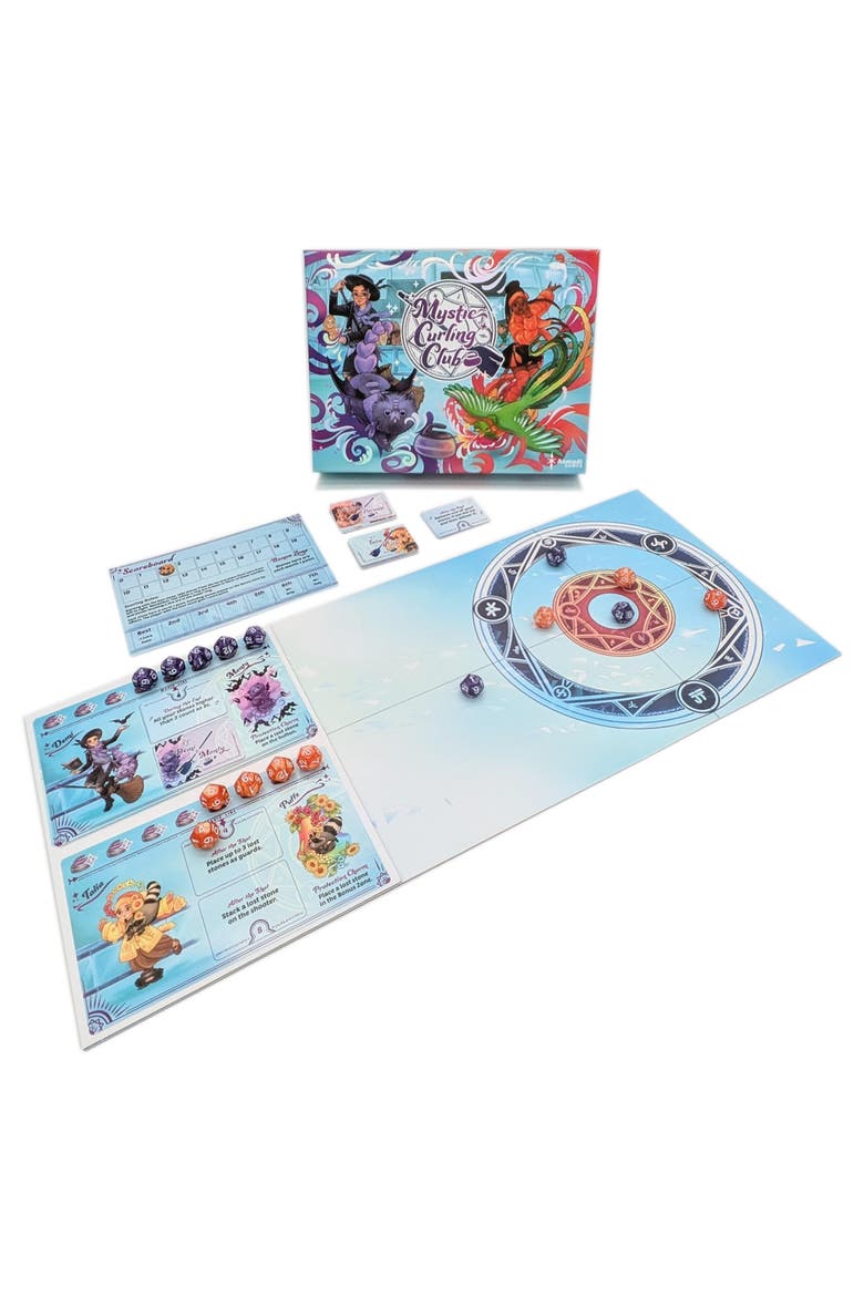 Mystic Curling Club Dice Game, Alternate, color, Multicolored