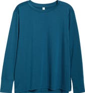 Zella Long Sleeve Split Hem T-Shirt