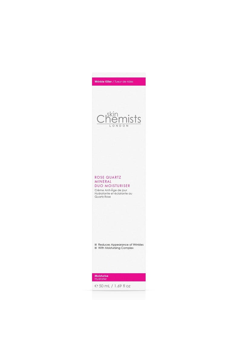 SKINCHEMISTS Rose Quartz Duo Moisturiser 50ml Twin Value Savings Pack, Alternate, color, White