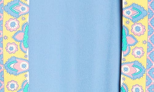 Shop Etro Paisley Silk Cape In Green Print