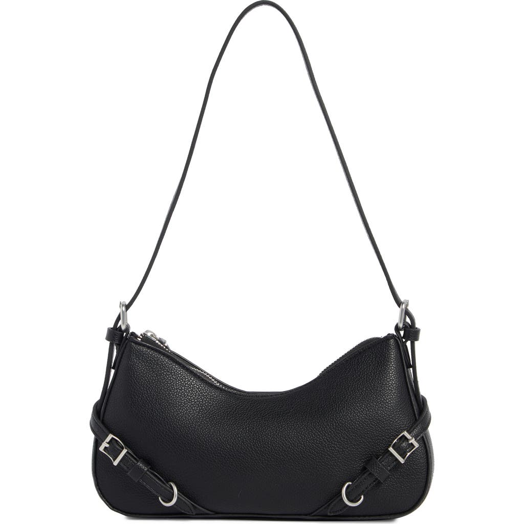 Collection Xiix Faux Leather Shoulder Bag In Black