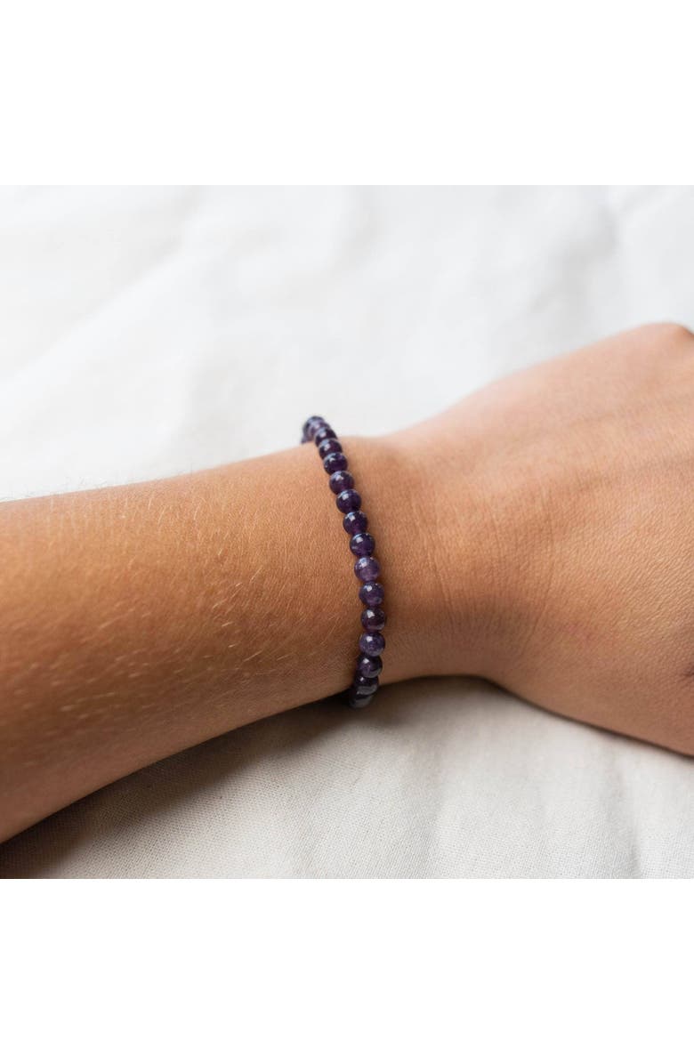 Tiny Rituals Lepidolite Energy Bracelet, Alternate, color, Dark Purple