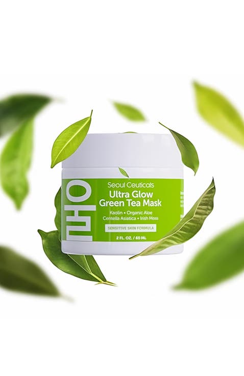 Ultra Glow Korean Skincare Green Tea Mask