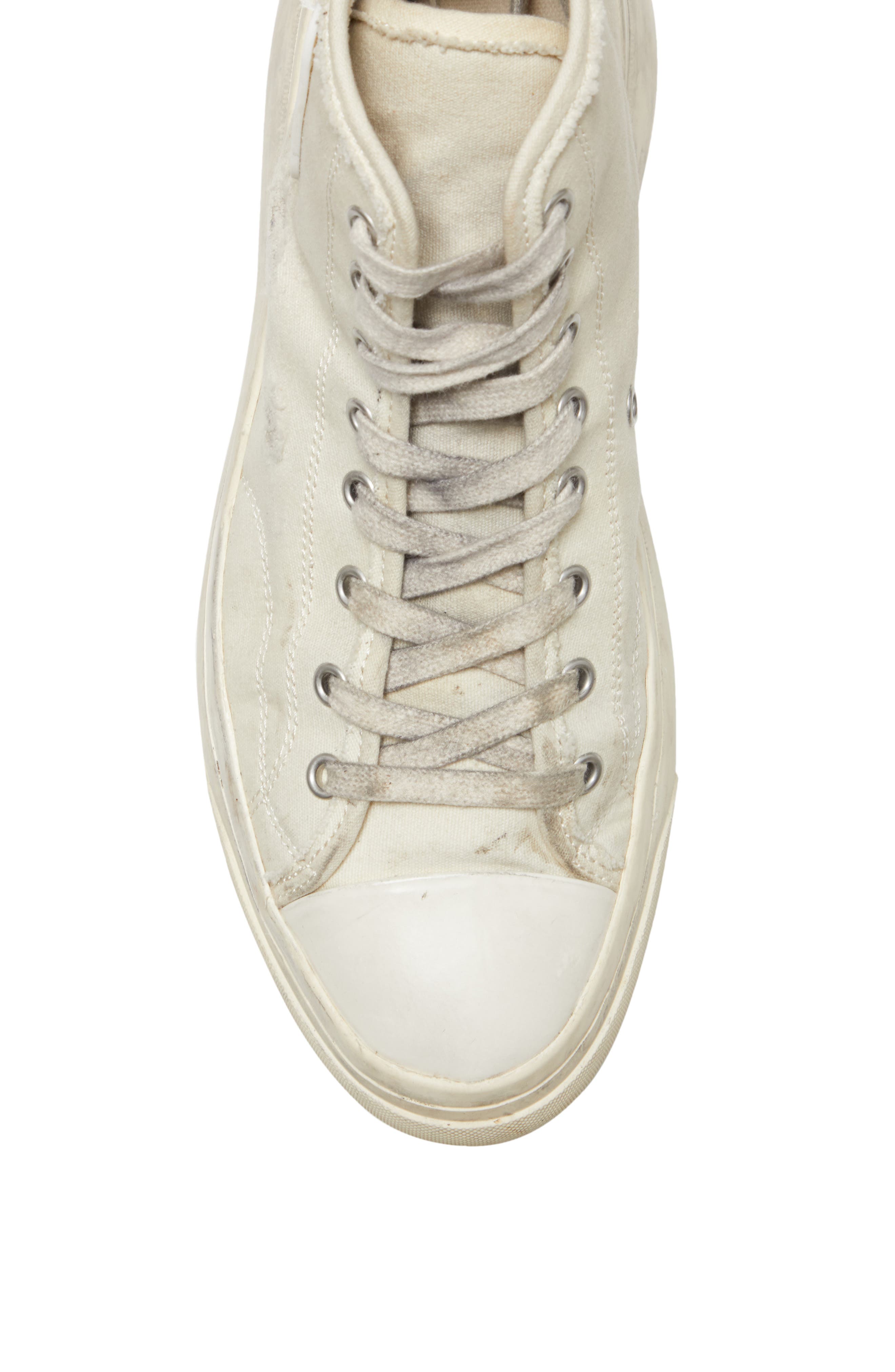Platform High Top Sneaker, Alternate, color, WHITE