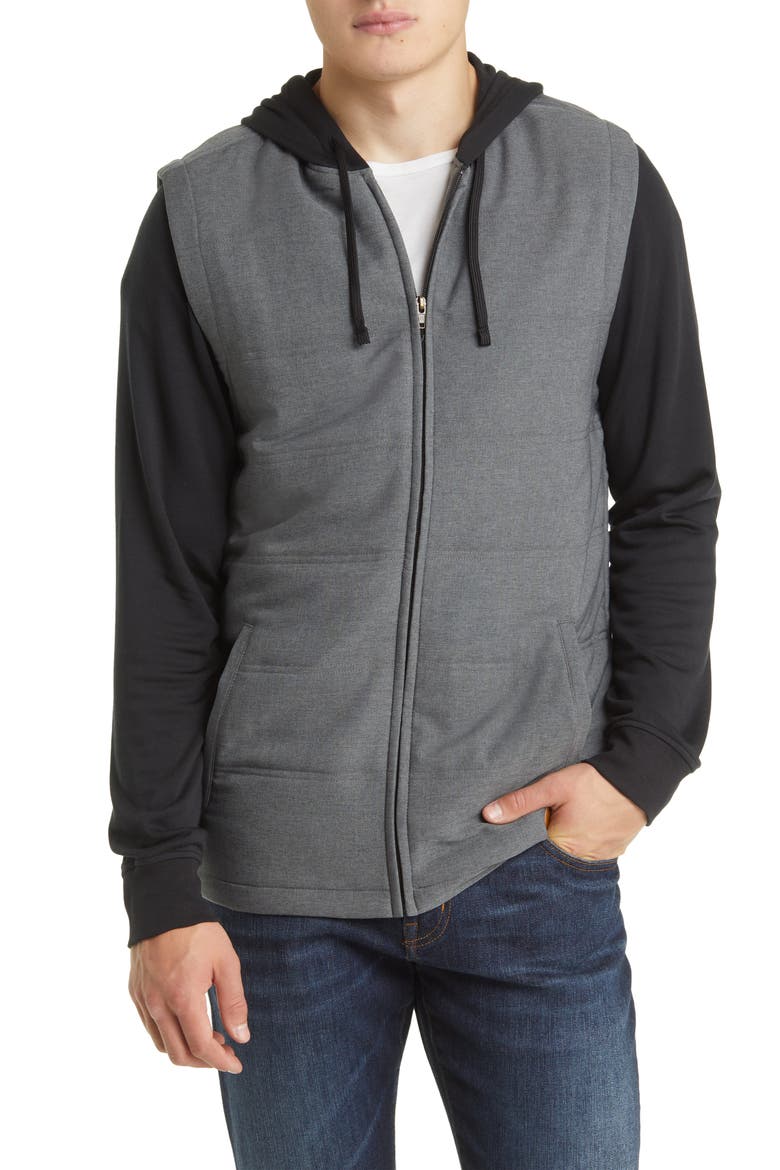 Scavenger Zip Hoodie, Alternate, color, HEATHER DARK GREY