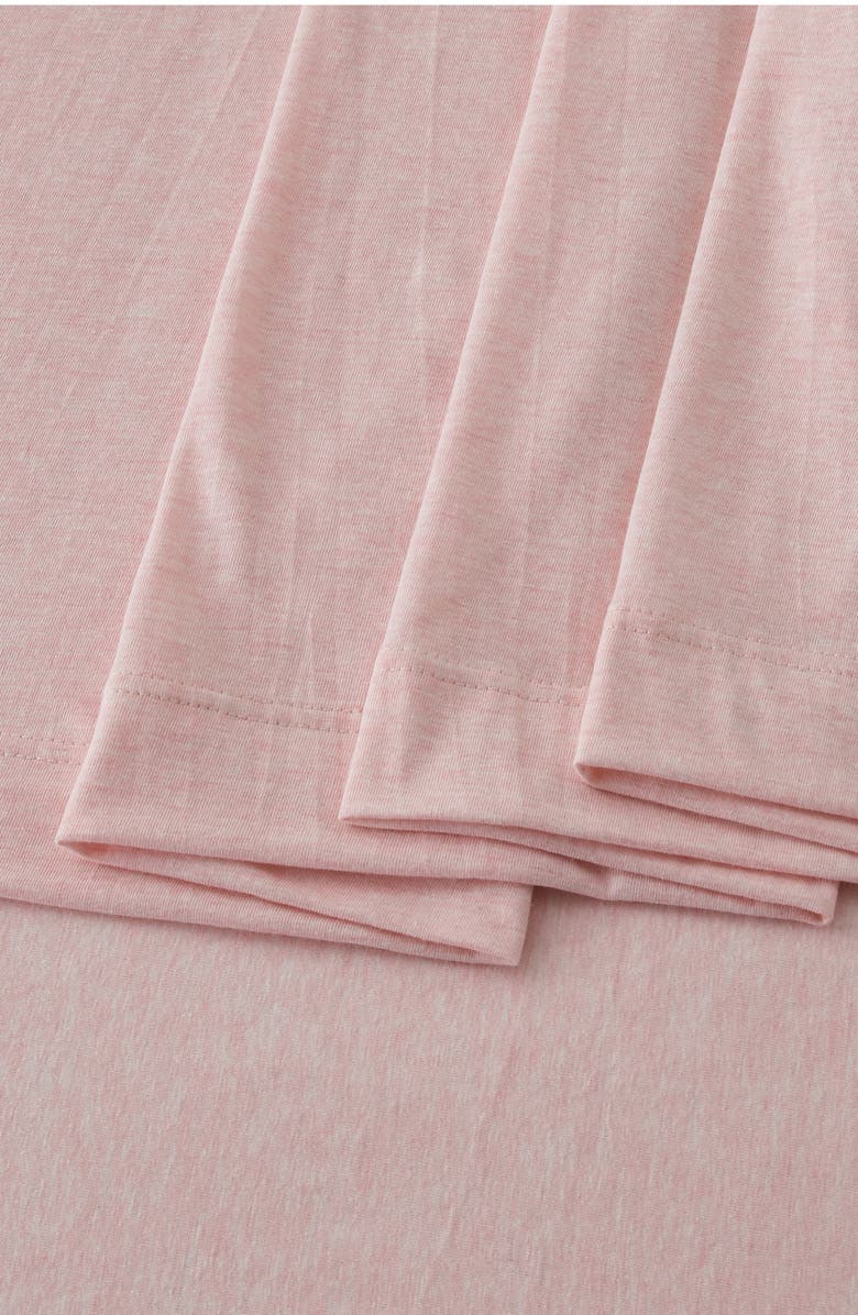 Woven & Weft Jersey Knit Sheet Set, Alternate, color, Blush Pink