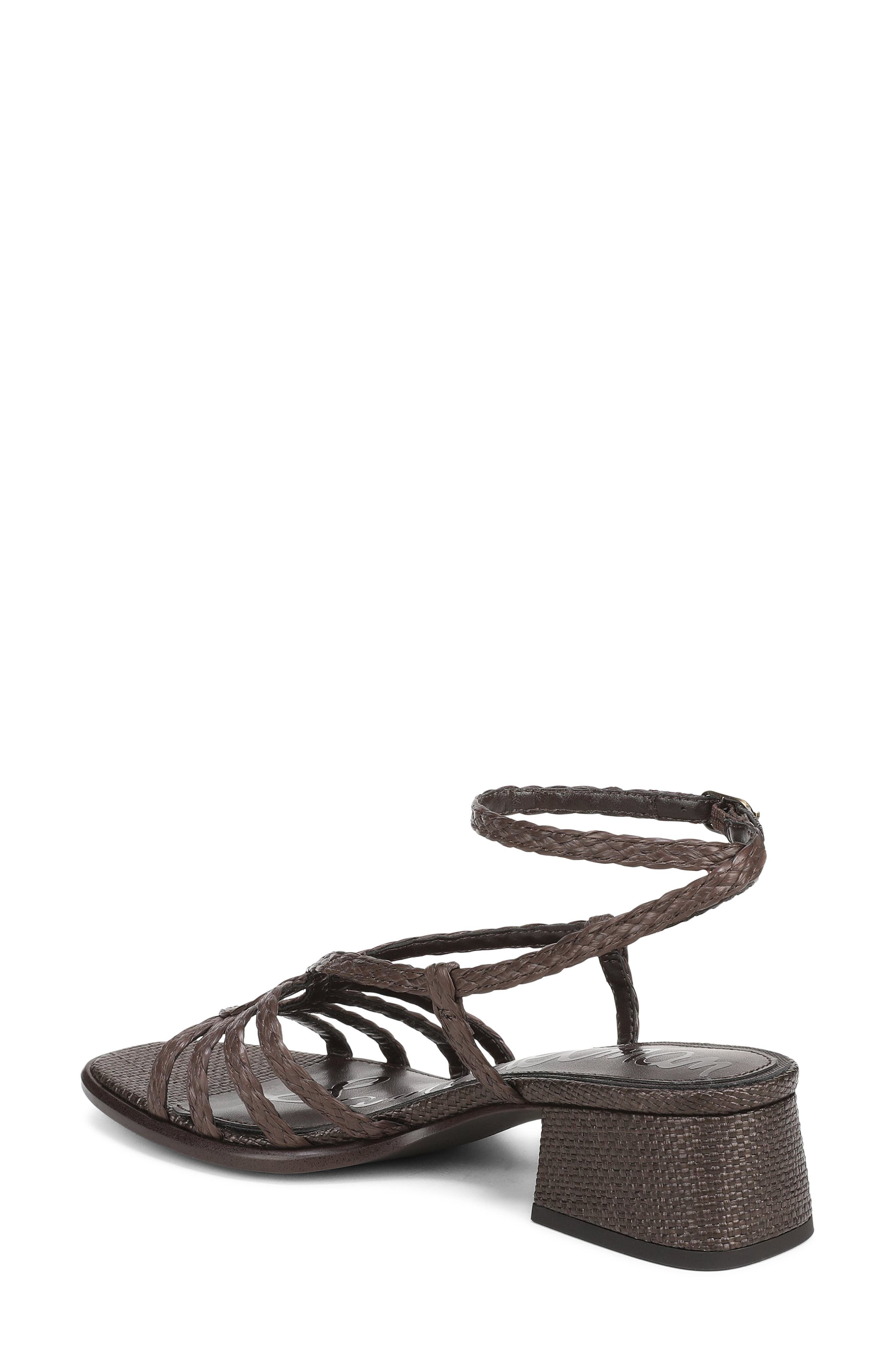Fletcher Ankle Strap Sandal, Alternate, color, CAFÉ NOIR