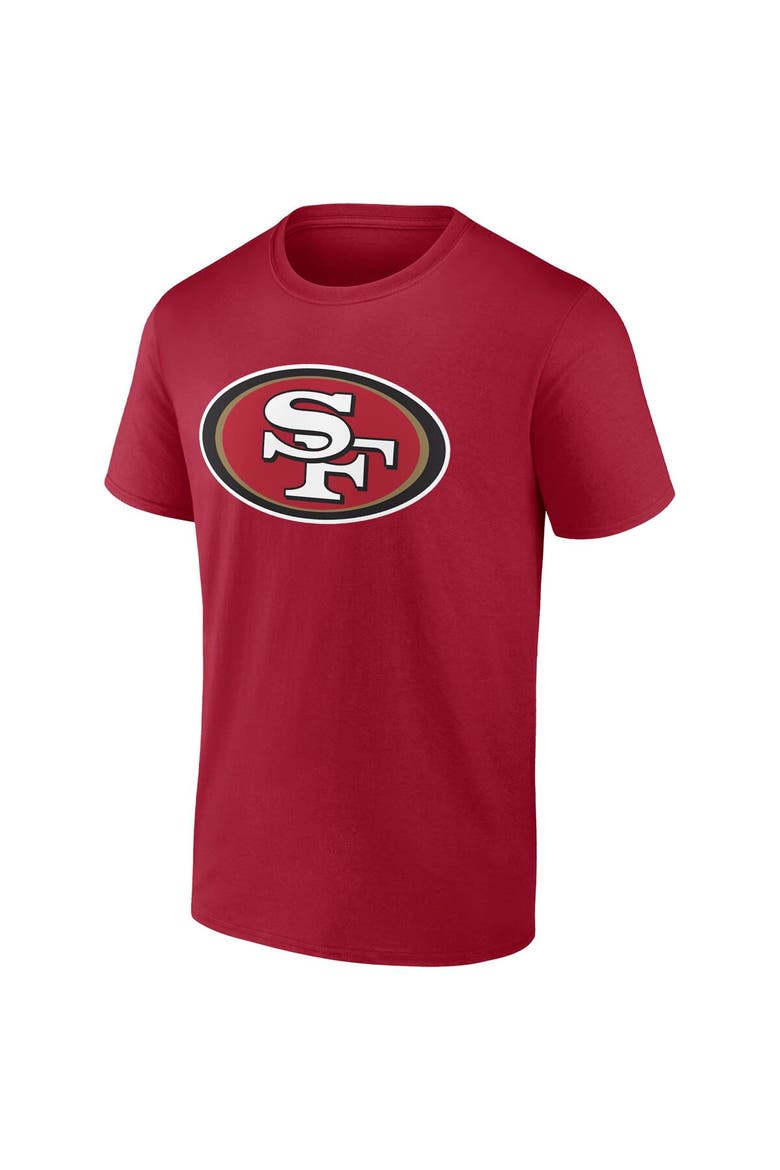 Men's Fanatics Branded Christian McCaffrey Scarlet San Francisco 49ers Player Icon Name & Number T-Shirt, Alternate, color, Scarlet