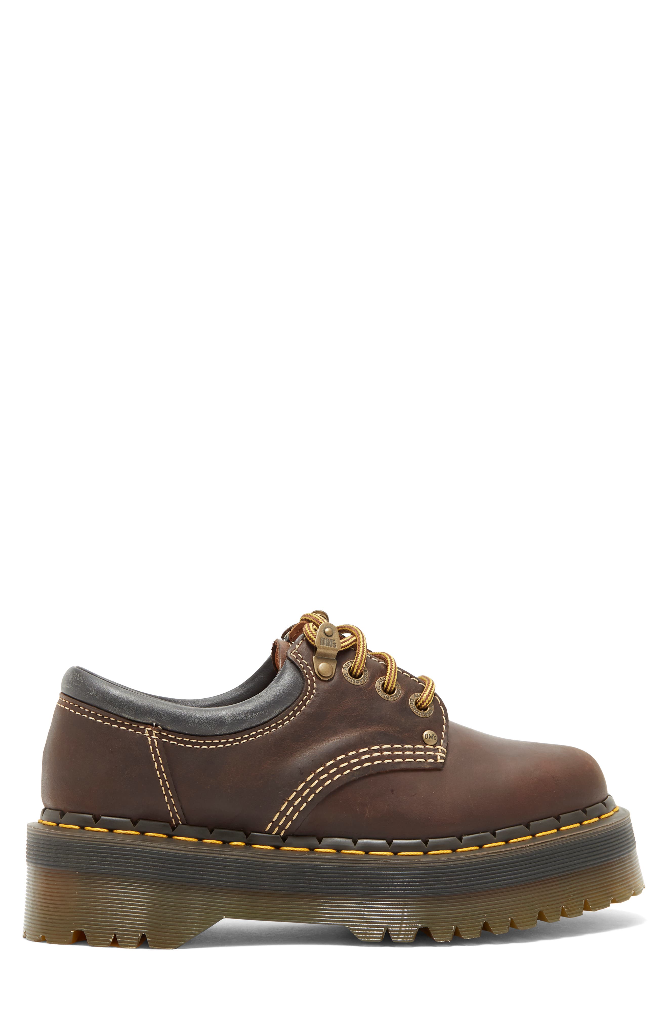 8053 Quad II Arc Platform Derby, Alternate, color, DARK BROWN