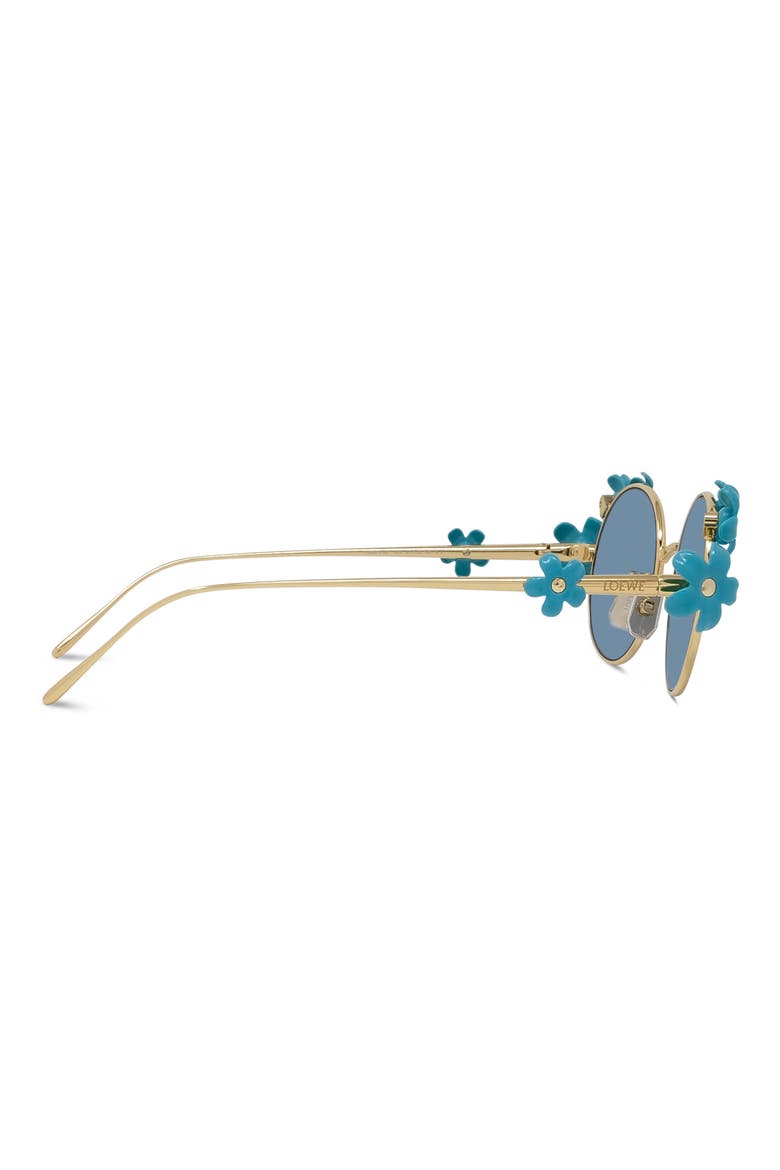 Signature Oval Sunglasses, Alternate, color, SHINY ENDURA GOLD / BLUE