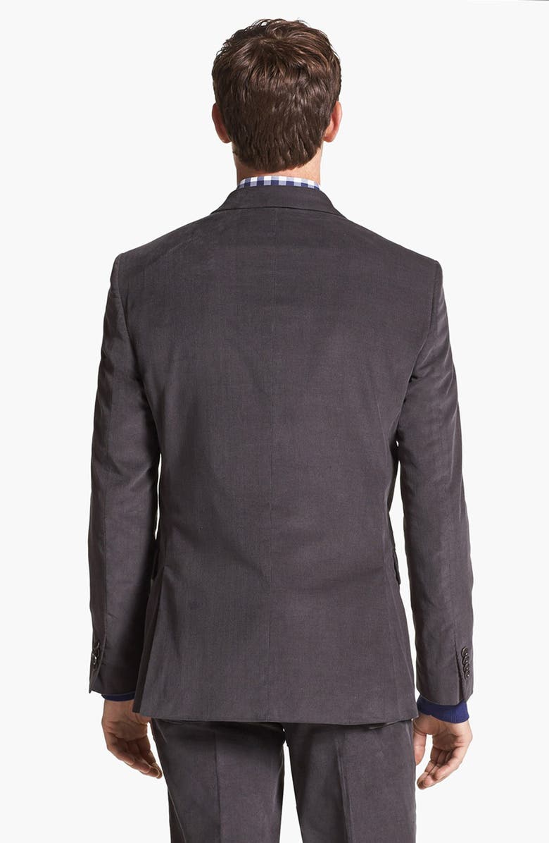 John Varvatos Star USA Trim Fit Corduroy Blazer, Alternate, color, 