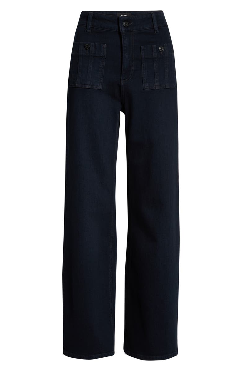 PAIGE Anessa High Waist Patch Pocket Wide Leg Jeans, Alternate, color, Duchess