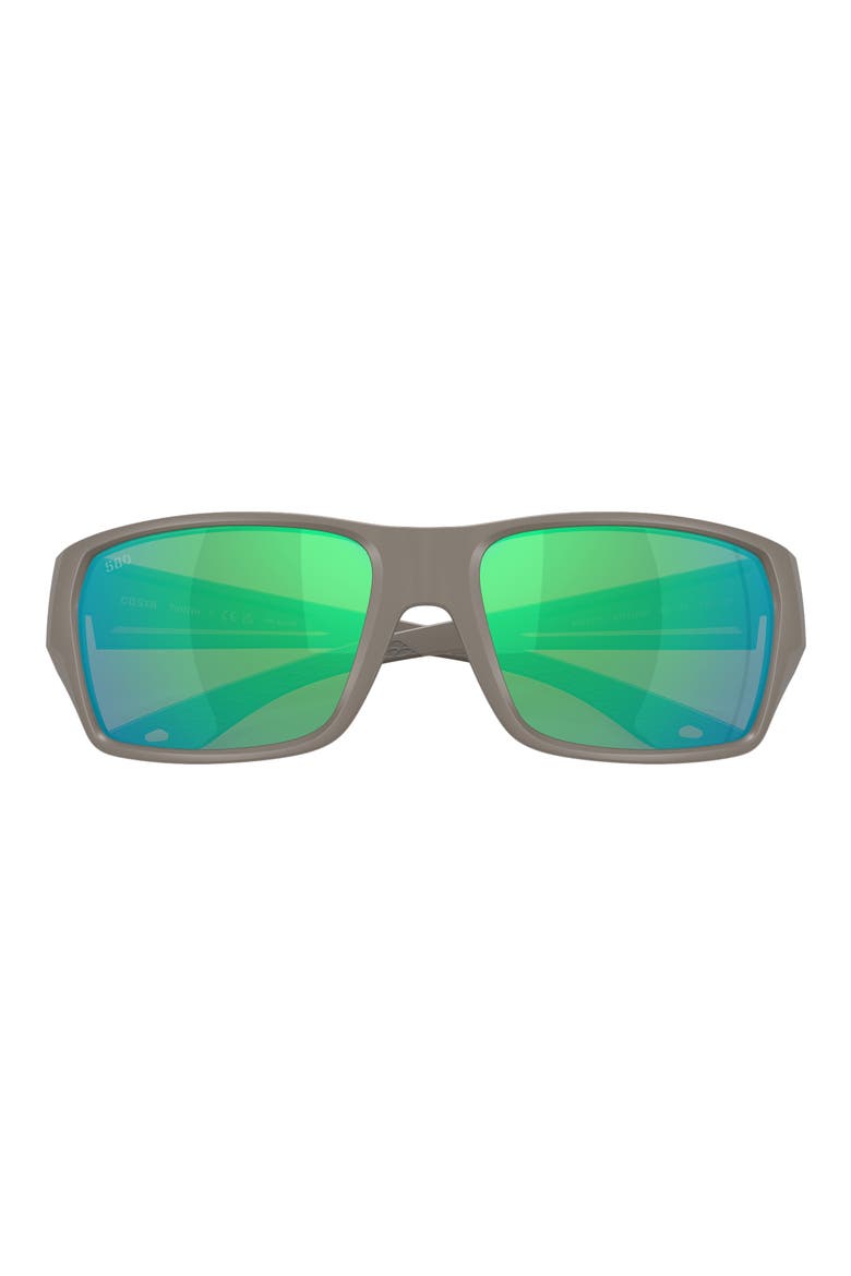 Tailfin 60mm Sunglasses, Alternate, color, MATTE OLIVE SHALE / GREEN 580G