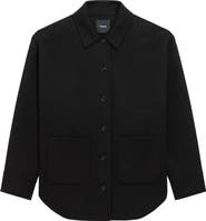 Theory Wool & Cashmere Shirt Jacket