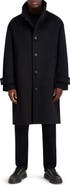 KARL LAGERFELD PARIS Wool Blend Top Coat