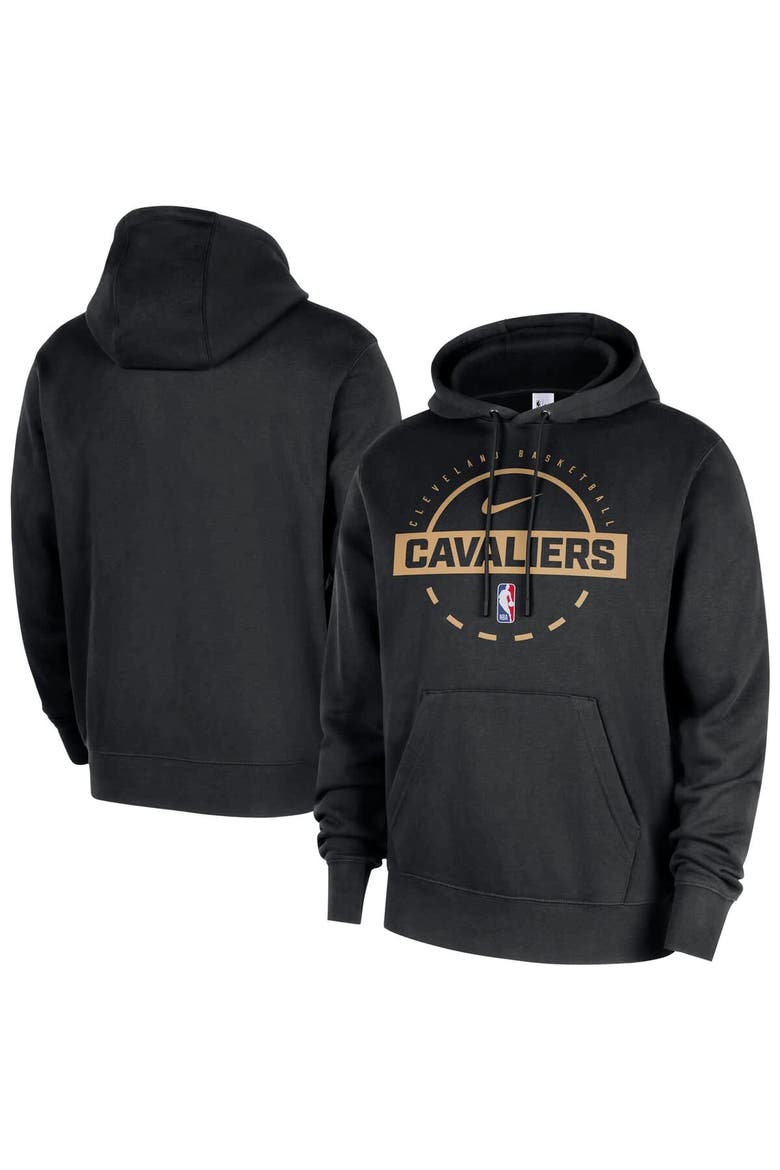 Men's Nike Black Cleveland Cavaliers 2025/26 Authentic Practice Club Pullover Hoodie, Main, color, Black