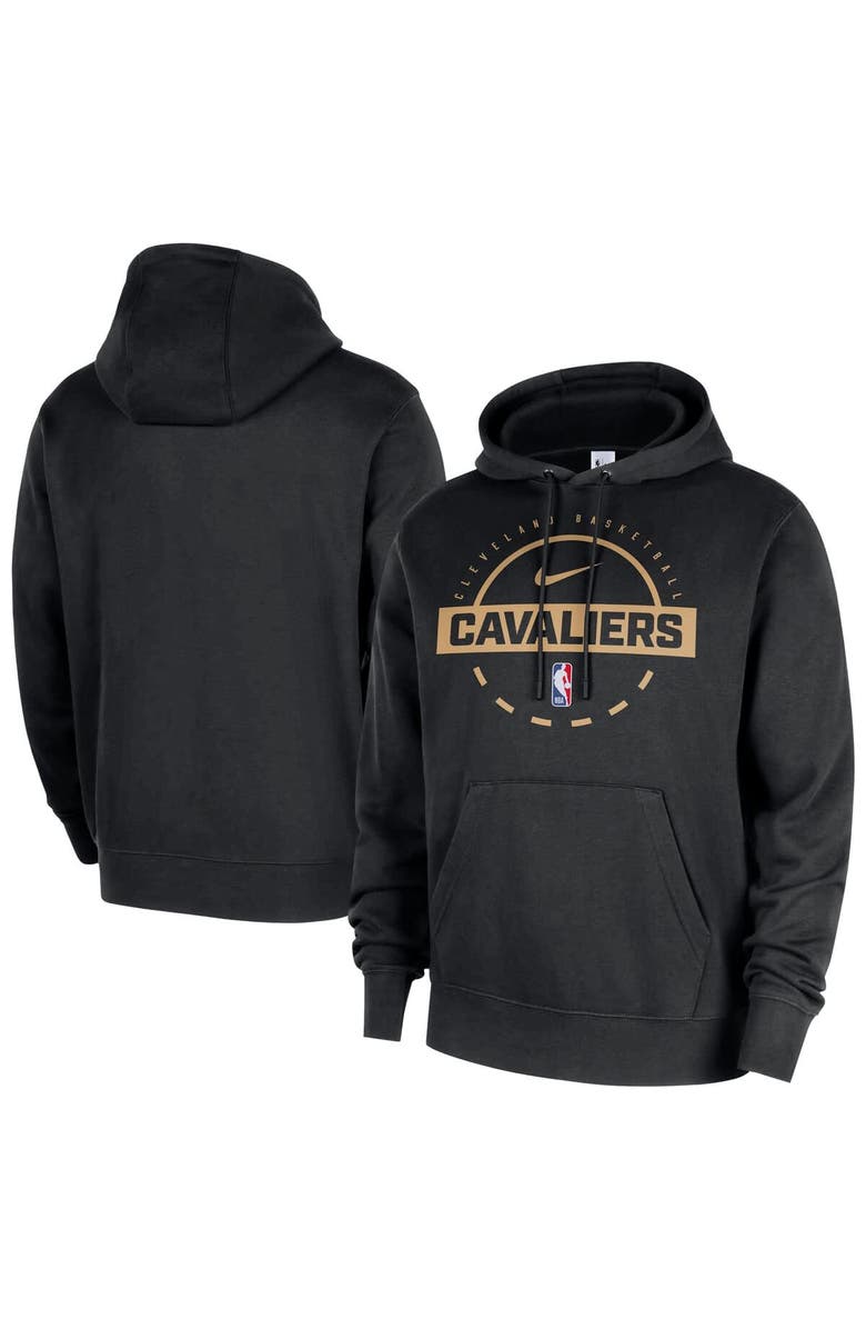 Nike Men's Nike Black Cleveland Cavaliers 2025/26 Authentic Practice Club Pullover Hoodie, Main, color, Black