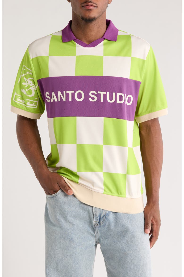 Julian Araujo Club Soccer Jersey, Main, color, PURPLE/GREEN