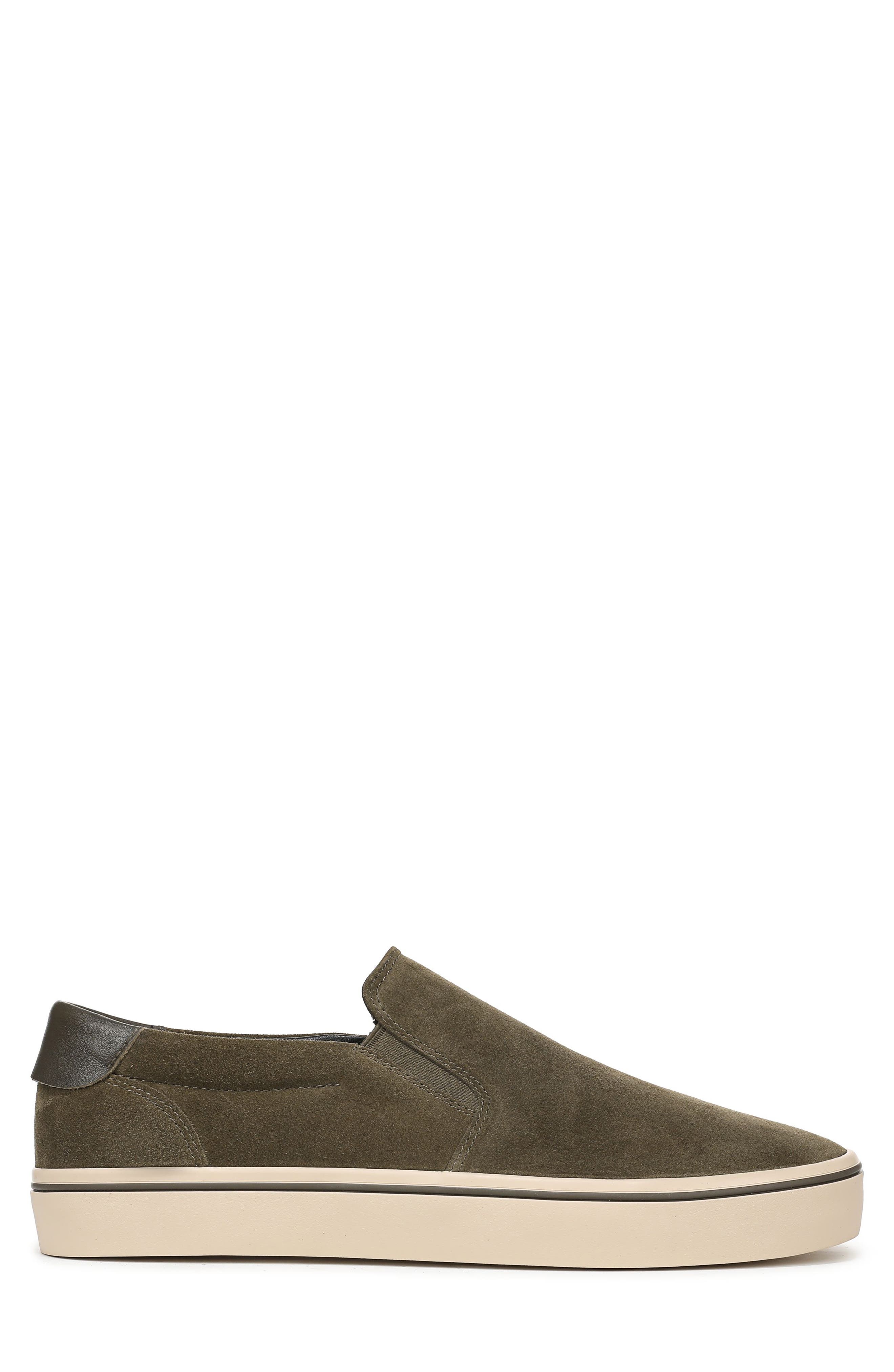 Salinas Suede Slip-On Sneaker, Alternate, color, DARK ROAST