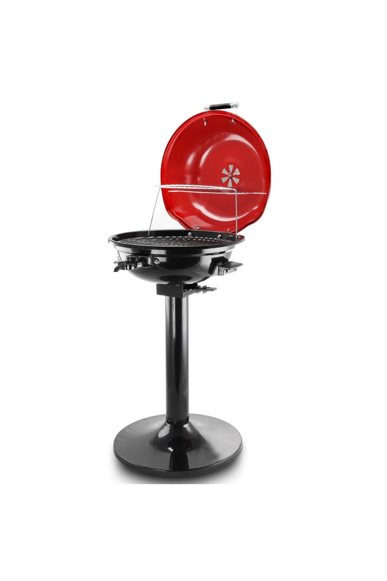 15in Electric Barbecue Grill, Main, color, Red