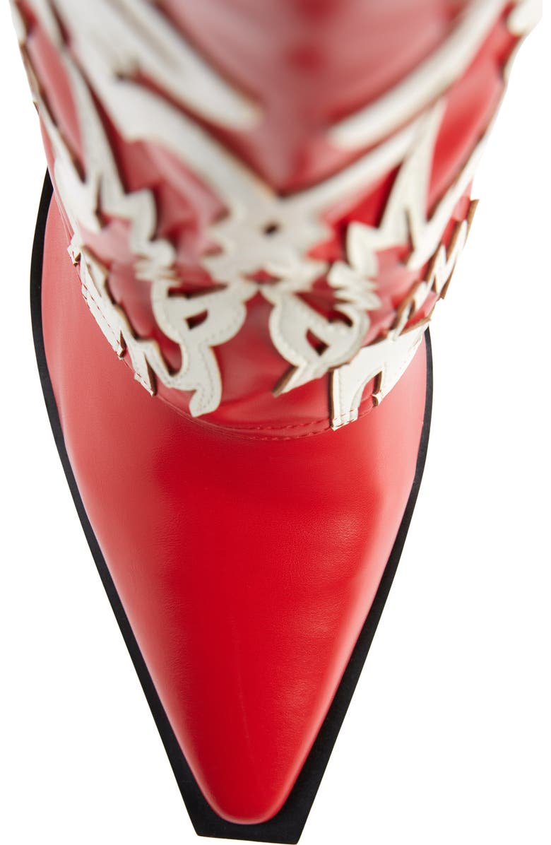 AZALEA WANG Esperanza Faux Leather Boot, Alternate, color,