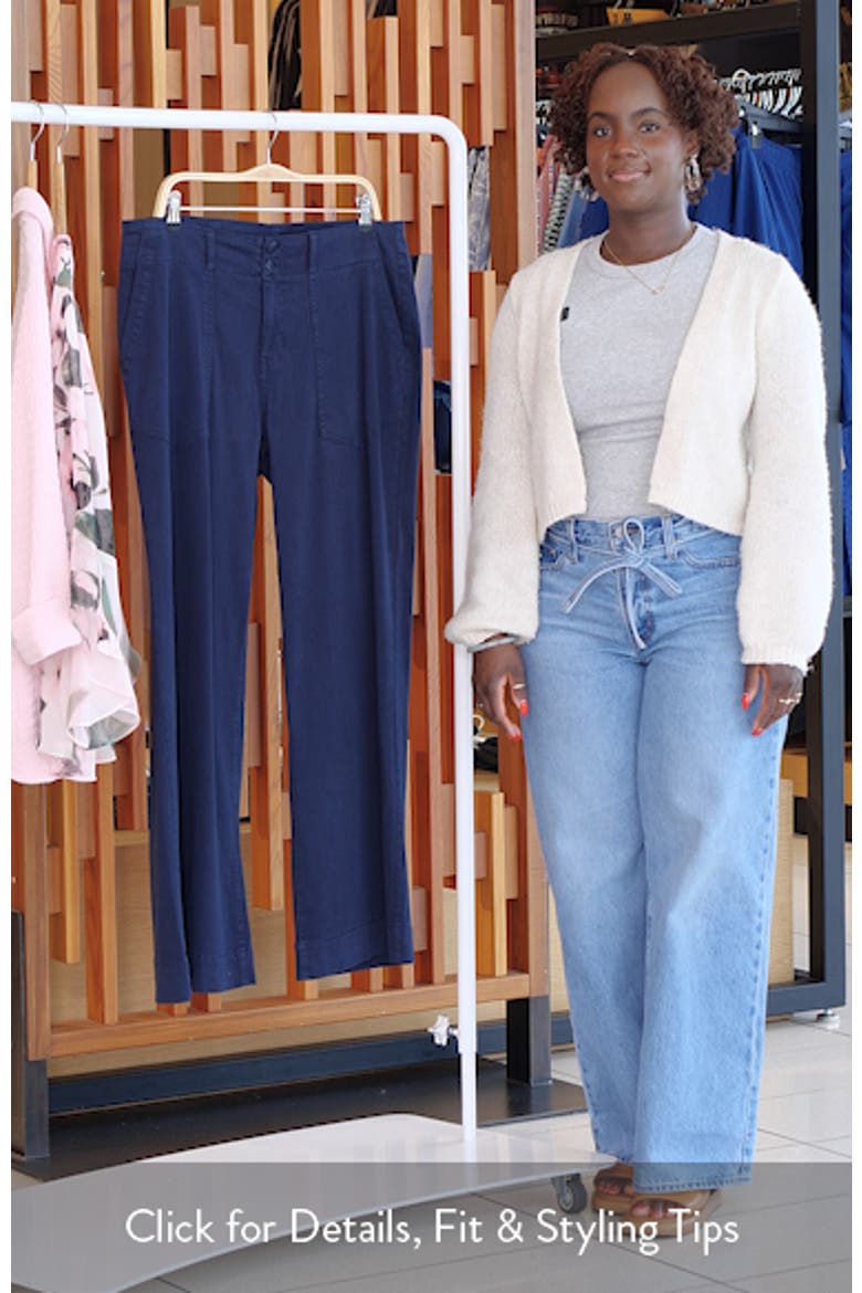 Patch Pocket Wide Leg Utility Pants video