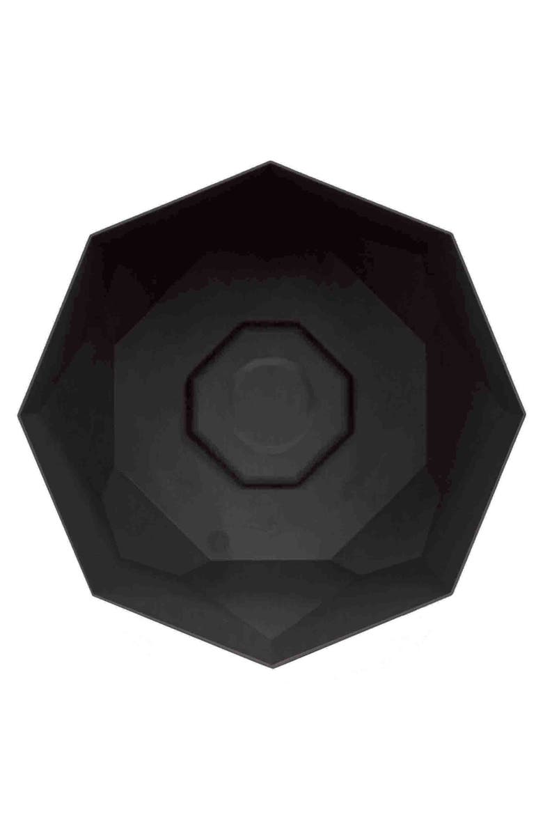 Bloem Tuxton 8.25"W x 8.25"H Hexagon Gardening Planter, Black, Alternate, color, Black
