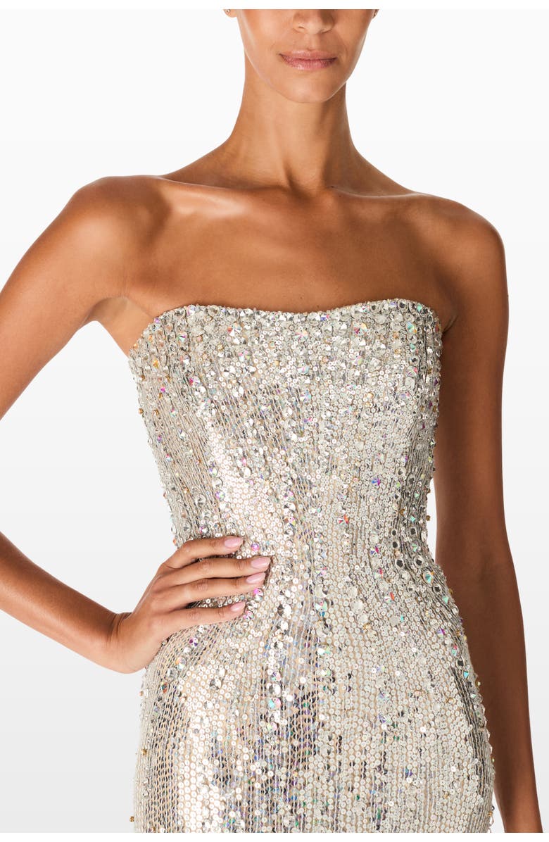 Jenny Packham Sarai Gown, Alternate, color, Almond