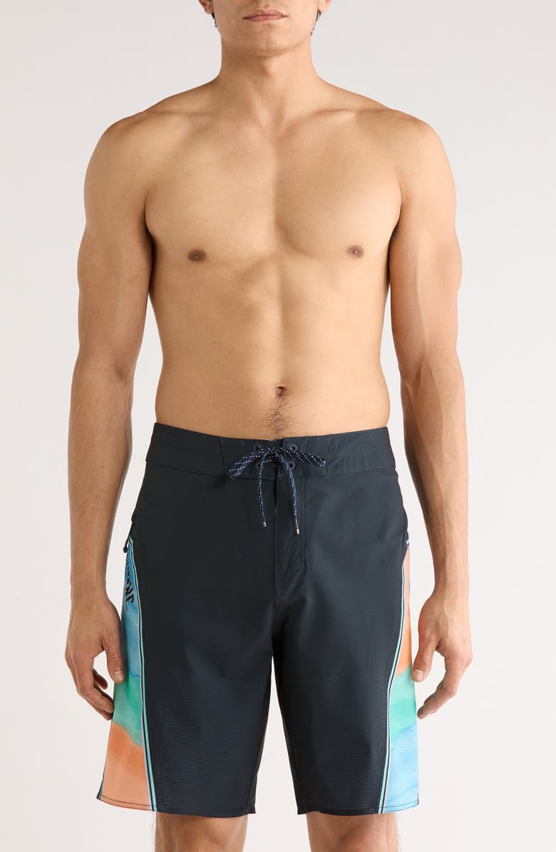 Billabong Straddie Airlite Board Shorts, Main, color, Navy