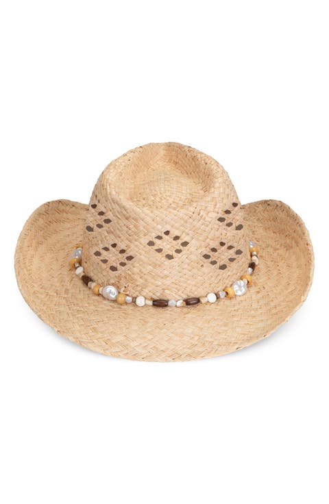 Sol Raffia Cowboy Hat