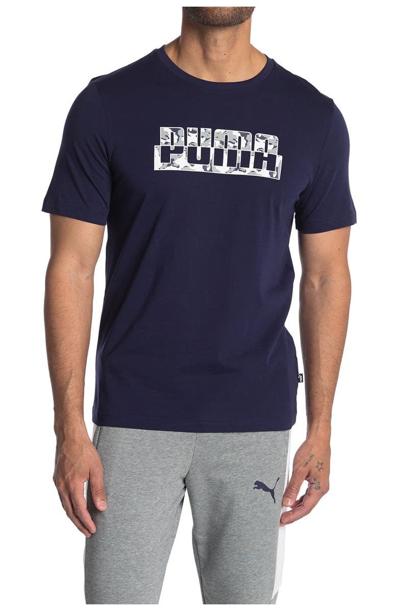 PUMA Core Camo Graphic Tee, Main, color,