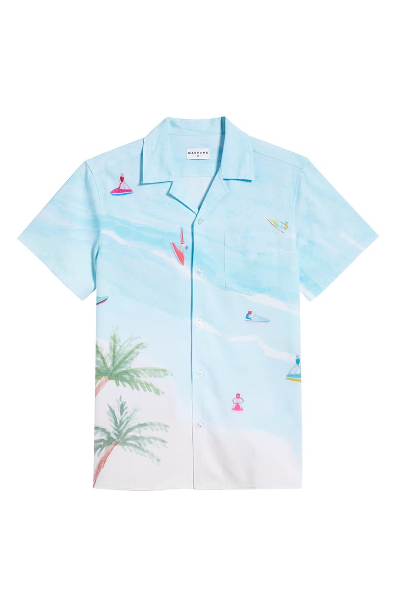 MAVRANS Jet Ski Island Weekend Camp Shirt, Alternate, color, 