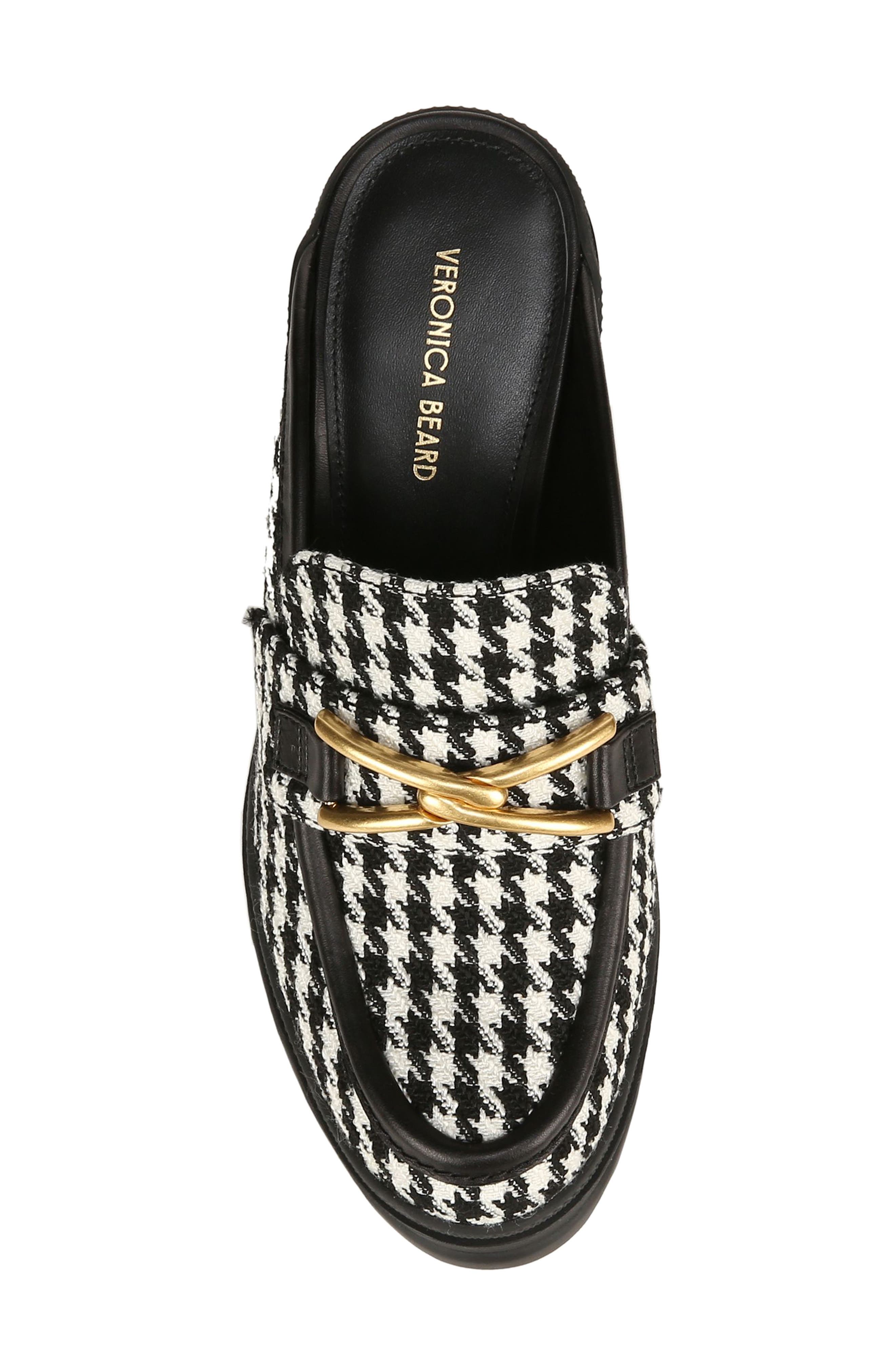Wynter Lug Sole Mule, Alternate, color, BLACK/ WHITE